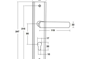 Tay nắm gạt đế dài BAUMA BM066-85 905.99.090 - 3