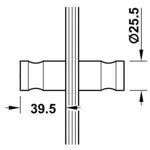 Tay nắm Hafele 988.98.080 - 3