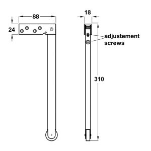 Thanh hướng cửa Hafele 931.50.910 - 5 Thanh hướng cửa Hafele 931.50.910 - 4