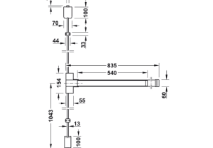 Thanh thoát hiểm Häfele cho cửa đôi 911.56.035 - 4 Thanh thoát hiểm Häfele cho cửa đôi 911.56.035 - 3