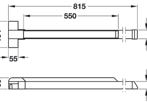 Thanh thoát hiểm Häfele cho cửa đơn 911.56.036 - 4 Thanh thoát hiểm Häfele cho cửa đơn 911.56.036 - 3