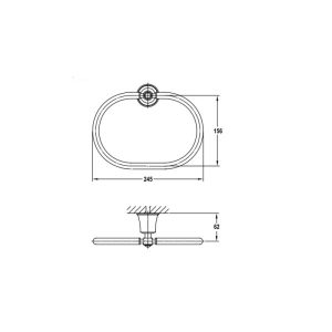 Vòng treo khăn Kyoto 580.57.112 - 3