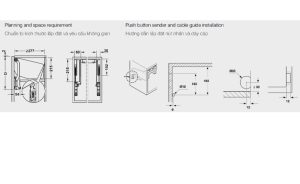 Tay nâng điện nắp đậy màu xám R FREE UP Hafele 372.29.713 - 4 Tay nâng điện nắp đậy màu xám R FREE UP Hafele 372.29.713 - 3
