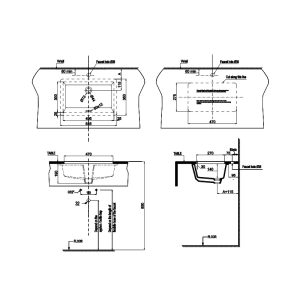 Chậu sứ âm bàn Sapporo 545 HAFELE 588.79.014 - 4 Chậu sứ âm bàn Sapporo 545 HAFELE 588.79.014 - 3