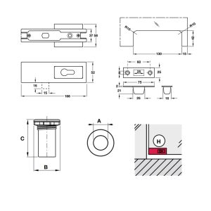 Khóa kẹp chân kính BAUMA 932.03.607 - 4 Khóa kẹp chân kính BAUMA 932.03.607 - 3