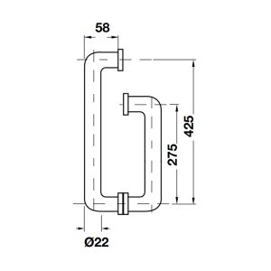 Tay nắm phòng tắm kính BAUMA 903.13.191 - 4 Tay nắm phòng tắm kính BAUMA 903.13.191 - 3