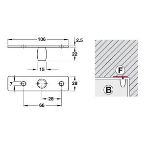 Trục xoay tren khung bao BAUMA 932.03.608 - 3