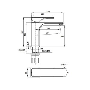 Vòi trộn REGAL 110 495.61.120 - 3
