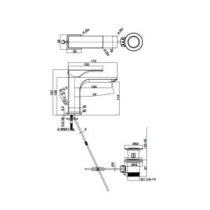 Vòi trộn REGAL 110 có bộ xả kéo HAFELE 589.78.000 - 3