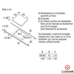 BẾP TỪ BOSCH 60CM SERIE 6 PIE631FB1E BỐN VÙNG NẤU - 19 BẾP TỪ BOSCH 60CM SERIE 6 PIE631FB1E BỐN VÙNG NẤU - 18