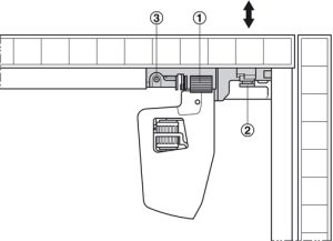 Điều chỉnh chiều sâu Blum Movento 433.24.970 - 4 Điều chỉnh chiều sâu Blum Movento 433.24.970 - 3