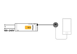 Bộ chuyển nguồn 12V sang 5V 833.73.751 - 3