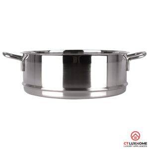 BỘ 5 NỒI CHẢO XỬNG INOX FIVESTAR FS08CG1 3 ĐÁY NẮP KÍNH - 13