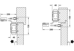 Cùi chỏ hơi Hafele 80kg không dừng 931.84.629 - 8 Cùi chỏ hơi Hafele 80kg không dừng 931.84.629 - 7