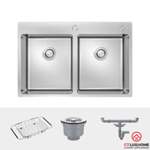 CHẬU RỬA CHÉN BÁT KONOX TOPMOUNT UNICO 7650 - 6