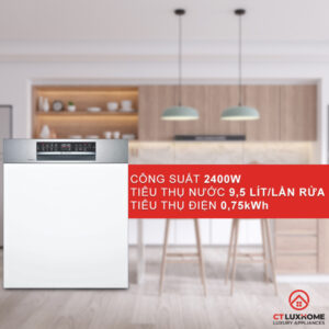 MÁY RỬA BÁT BOSCH SERIE 6 SMI6ZCS49E BÁN ÂM SẤY ZEOLITH - 39 MÁY RỬA BÁT BOSCH SERIE 6 SMI6ZCS49E BÁN ÂM SẤY ZEOLITH - 38