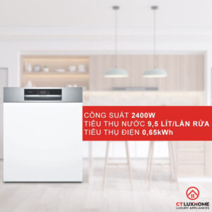 MÁY RỬA BÁT BOSCH SERIE 8 SMI8YCS01E BÁN ÂM SẤY ZEOLITH - 33 MÁY RỬA BÁT BOSCH SERIE 8 SMI8YCS01E BÁN ÂM SẤY ZEOLITH - 32