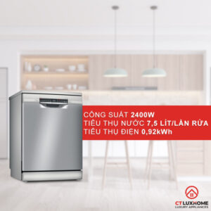 MÁY RỬA BÁT ĐỘC LẬP BOSCH SMS4HTI45E SERIE 4 12 BỘ - 17 MÁY RỬA BÁT ĐỘC LẬP BOSCH SMS4HTI45E SERIE 4 12 BỘ - 16