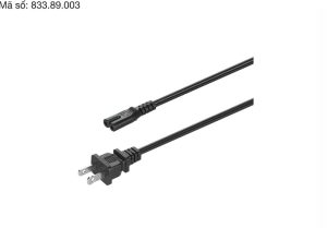 Dây cắm nguồn chuẩn US 2 mét 833.89.003