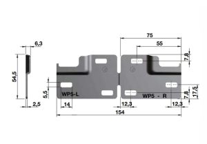 Đế gắn tường Hafele 290.41.994