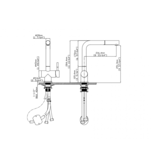 Vòi rửa chén Maadela MDF-135B - 4 Vòi rửa chén Maadela MDF-135B - 3