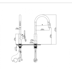 Vòi rửa chén Maadela MDF-570C - 4