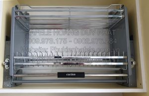 Giá bát đĩa nâng hạ Cucina 700mm Mạ Chrome 504.76.215 - 9 Giá bát đĩa nâng hạ Cucina 700mm Mạ Chrome 504.76.215 - 8