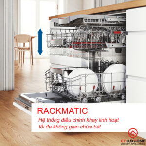 MÁY RỬA BÁT BOSCH BÁN ÂM SMI6ZCS00E SERIE 6 SẤY ZEOLITH - 28 MÁY RỬA BÁT BOSCH BÁN ÂM SMI6ZCS00E SERIE 6 SẤY ZEOLITH - 27