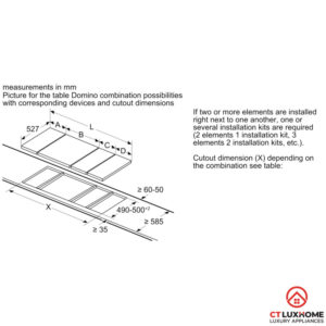 BẾP NƯỚNG DOMINO BOSCH PKY475FB1E SERIE 6 TEPPANYAKI - 27 BẾP NƯỚNG DOMINO BOSCH PKY475FB1E SERIE 6 TEPPANYAKI - 26