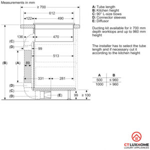 BẾP TỪ KẾT HỢP HÚT MÙI BOSCH PVQ731F15E SERIE 6 BỐN VÙNG NẤU - 55 BẾP TỪ KẾT HỢP HÚT MÙI BOSCH PVQ731F15E SERIE 6 BỐN VÙNG NẤU - 54