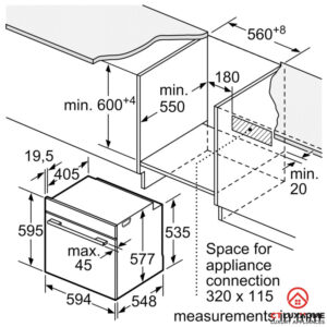 LÒ NƯỚNG KÈM HẤP BOSCH HSG636BB1 SERIE 8 71L ÂM TỦ - 24 LÒ NƯỚNG KÈM HẤP BOSCH HSG636BB1 SERIE 8 71L ÂM TỦ - 23