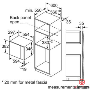 LÒ VI SÓNG ÂM TỦ BOSCH BFL523MS0H SERIE 4 20 LÍT AUTOPILOT 7 - 17 LÒ VI SÓNG ÂM TỦ BOSCH BFL523MS0H SERIE 4 20 LÍT AUTOPILOT 7 - 16