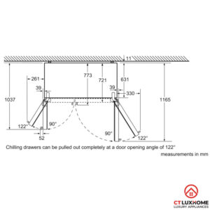 TỦ LẠNH SIDE BY SIDE BOSCH KAD92HI31 SERIE 8 540 LÍT - 36