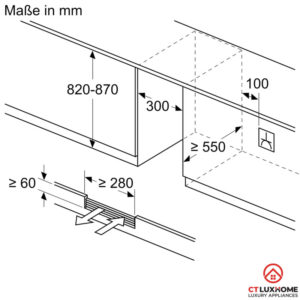 TỦ RƯỢU CỬA KÍNH ÂM TỦ KUW20VHF0 SERIE 6 58 LÍT - 17