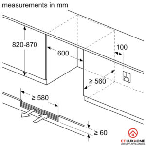 TỦ RƯỢU CỬA KÍNH ÂM TỦ KUW21AHG0G SERIE 6 120 LÍT - 19 TỦ RƯỢU CỬA KÍNH ÂM TỦ KUW21AHG0G SERIE 6 120 LÍT - 18