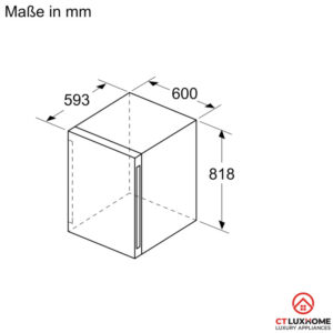 TỦ RƯỢU CỬA KÍNH KWK16ABGA SERIE 6 120 LÍT - 24
