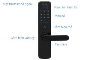 Khóa điện tử vân tay Hafele DL7100 912.05.498 - 17 Khóa điện tử vân tay Hafele DL7100 912.05.498 - 16
