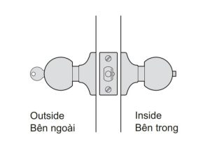Khóa tay nắm tròn Hafele – loại nhỏ 911.64.680 - 8 Khóa tay nắm tròn Hafele – loại nhỏ 911.64.680 - 7