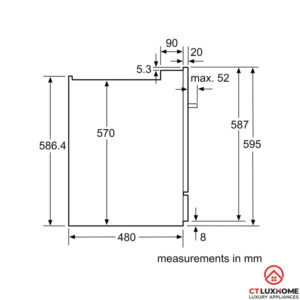 MÁY RỬA BÁT MINI ÂM TỦ BOSCH SCE64M65EU SERIE 6 8 BỘ - 25 MÁY RỬA BÁT MINI ÂM TỦ BOSCH SCE64M65EU SERIE 6 8 BỘ - 24