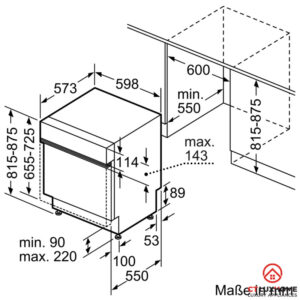 MÁY RỬA BÁT BOSCH SERIE 6 SMI6ZCS49E BÁN ÂM SẤY ZEOLITH - 33 MÁY RỬA BÁT BOSCH SERIE 6 SMI6ZCS49E BÁN ÂM SẤY ZEOLITH - 32