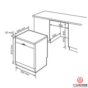 MÁY RỬA BÁT ĐỘC LẬP BOSCH SMS68PW01E SERIE 6 13 BỘ - 16 MÁY RỬA BÁT ĐỘC LẬP BOSCH SMS68PW01E SERIE 6 13 BỘ - 15