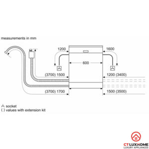 MÁY RỬA BÁT ĐỘC LẬP BOSCH SMS6ECI93E SERIE 6 SẤY HÉ CỬA - 19 MÁY RỬA BÁT ĐỘC LẬP BOSCH SMS6ECI93E SERIE 6 SẤY HÉ CỬA - 18