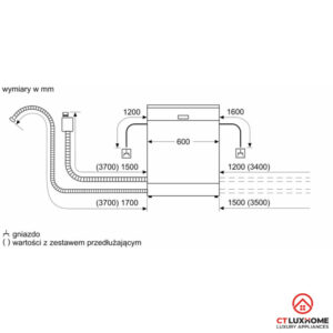 MÁY RỬA BÁT BOSCH ĐỘC LẬP SERIE 4 SMS4ECI26E - 25 MÁY RỬA BÁT BOSCH ĐỘC LẬP SERIE 4 SMS4ECI26E - 24