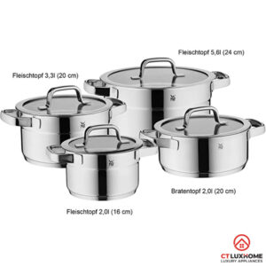 BỘ NỒI WMF COMPACT CUISINE 4PC COOKWARE SET (NON-STACKABLE) 0790046380 - 14
