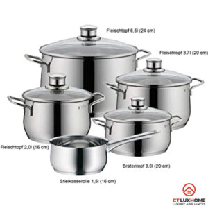 BỘ NỒI WMF DIADEM PLUS 5PC COOKWARE SET 0730356040 - 17