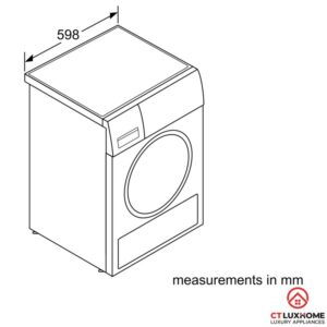 Máy sấy tụ hơi bơm nhiệt 9 Kg WTW87561SG - 7 Máy sấy tụ hơi bơm nhiệt 9 Kg WTW87561SG - 6