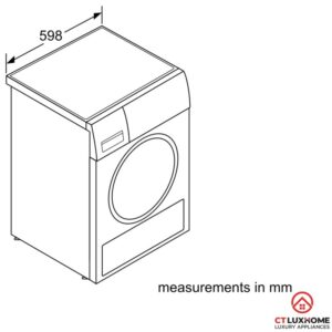 Máy sấy tụ hơi bơm nhiệt 8 Kg WTW876H8SG - 22 Máy sấy tụ hơi bơm nhiệt 8 Kg WTW876H8SG - 21