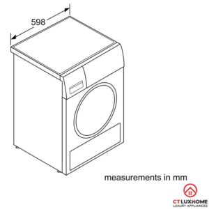 Máy sấy tụ hơi 7kg WTE84105GB - 11 Máy sấy tụ hơi 7kg WTE84105GB - 10