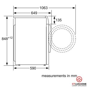 Máy giặt kết hợp sấy 8kg/5kg WVG30462SG - 16