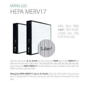 Máy Lọc Không Khí A.O.Smith KJ420F-B01 - 10